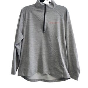 Vineyard Vines Mens Gray Performance‎ Quarter Zip Pullover Large